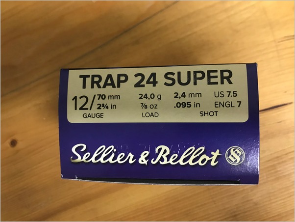 Sellier & Bellot Trap 24 Super 12/70 2,4mm 24g