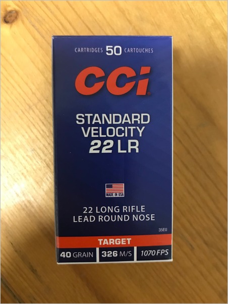 CCI .22LR STANDARD 40GR BLEI RN