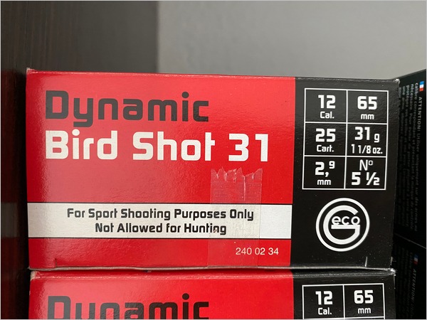 Geco Dynamic Bird Shot 31 12/65 2,9mm 31g