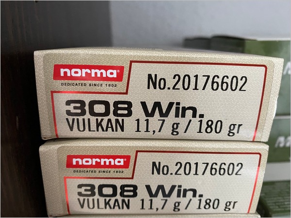 Norma Vulkan .308 Win 180gr