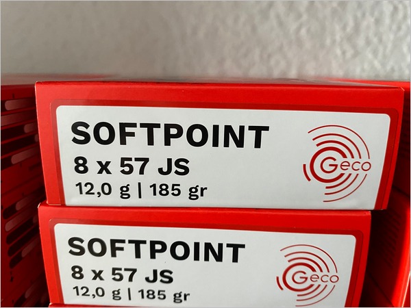 GECO Softpoint 8x57 185gr