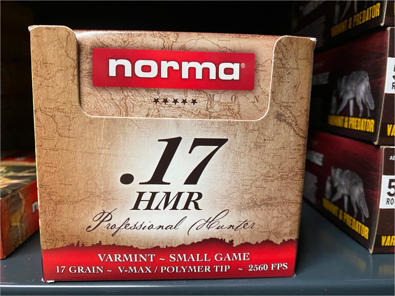 Norma .17 HMR 17gr V-Max Polymer Tip Varmint