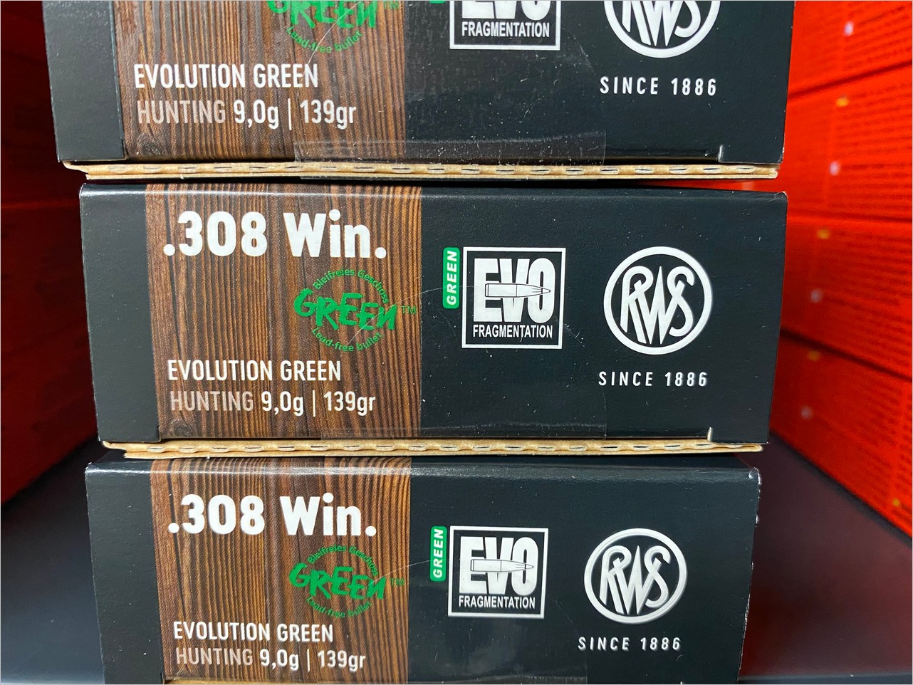 RWS .308 Win 139gr Evolution Green bleifrei