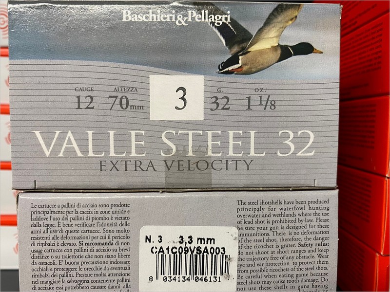Baschieri & Pellagri 12/70 N.3 3,3mm Valle Steel 32