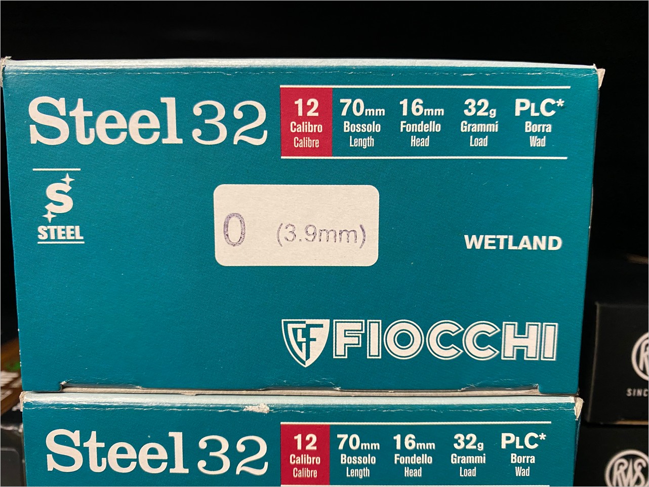 Fiocchi 12/70 3,9mm No.0 Steel32 Wetland bleifrei