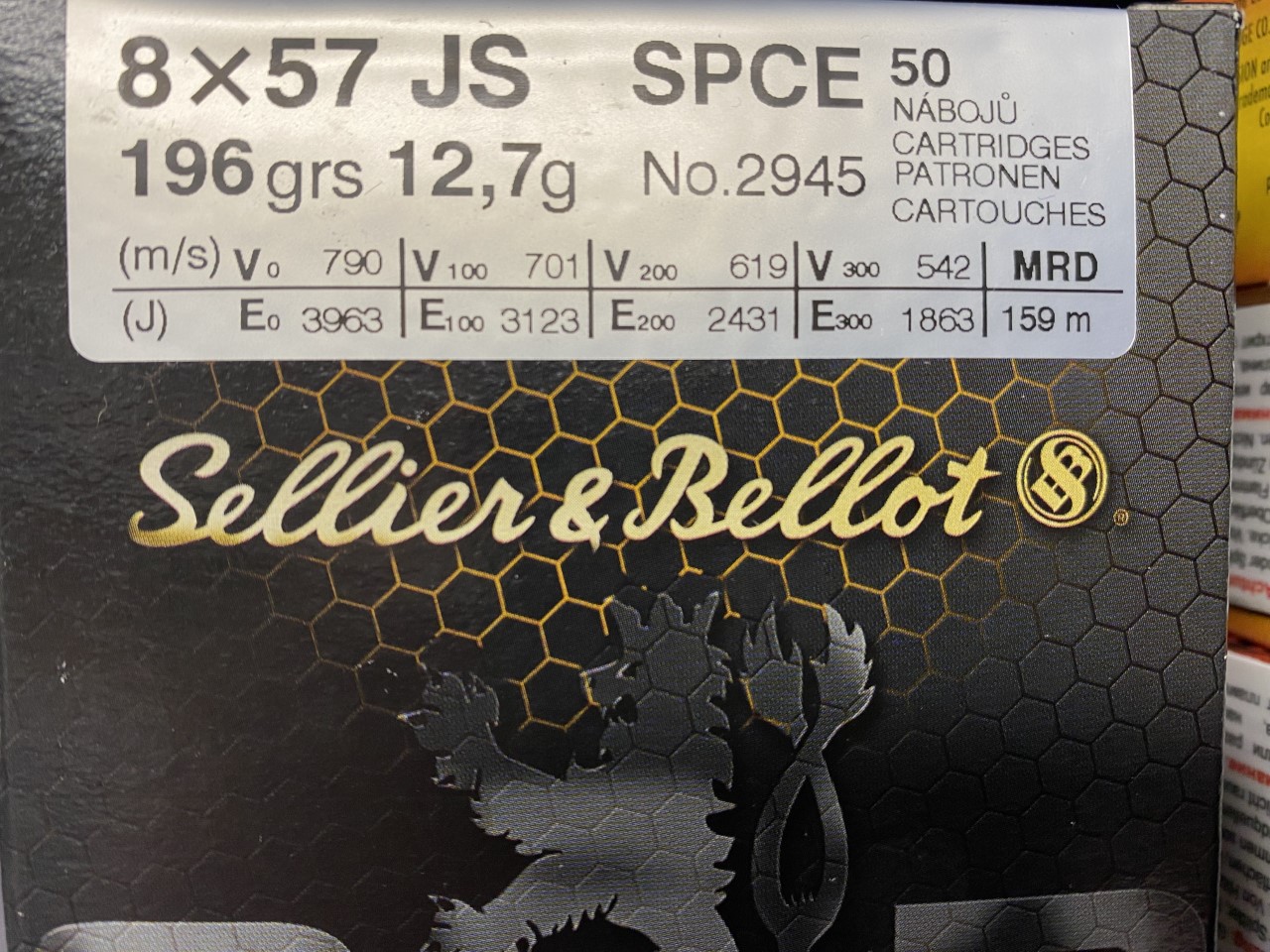 Sellier & Bellot 8X57 196GR SPCE
