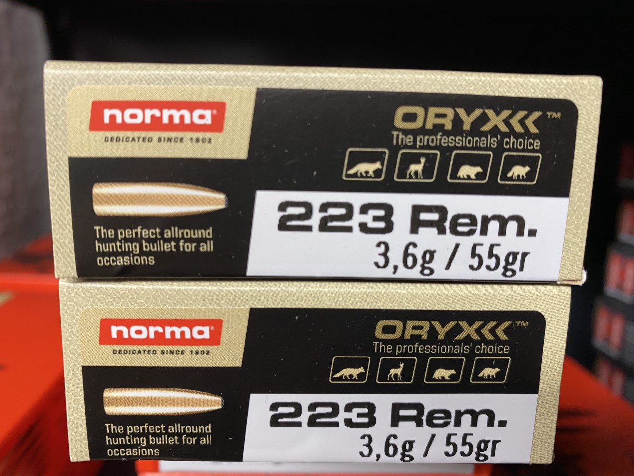 Norma .223 REM 55GR Oryx