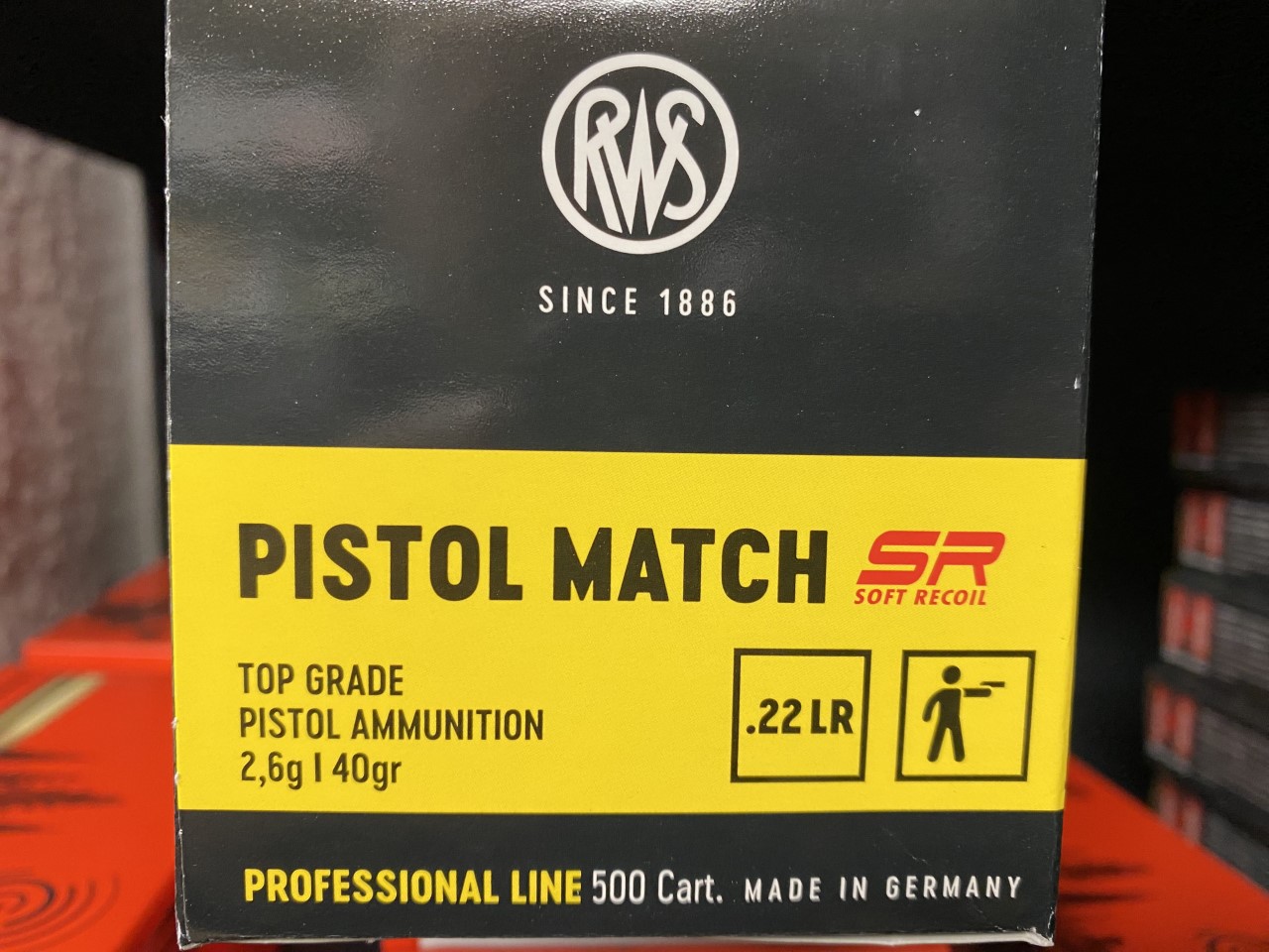 RWS .22LR Pistol Match SR 40gr
