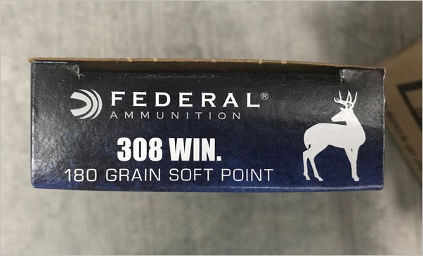 FEDERAL .308 WIN 180gr Soft Point