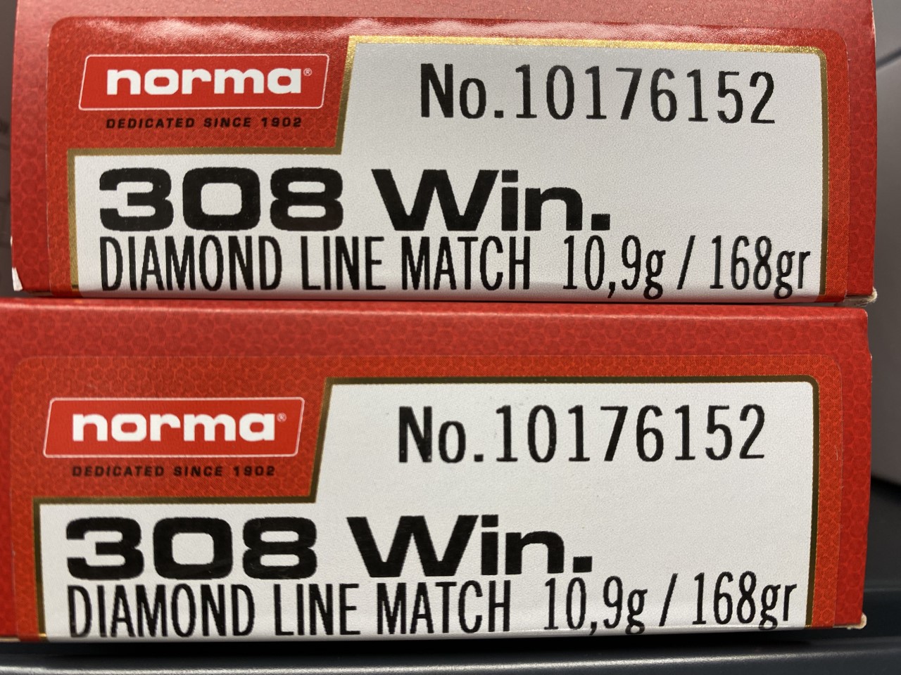 Norma .308 Win 168GR Diamond Line Match