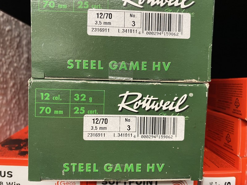 Rottweil Steel Game HV 3,5mm 12/70 32g No.3