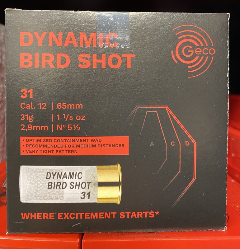 Geco Dynamic Bird Shot 31 12/65 2,9mm 31g