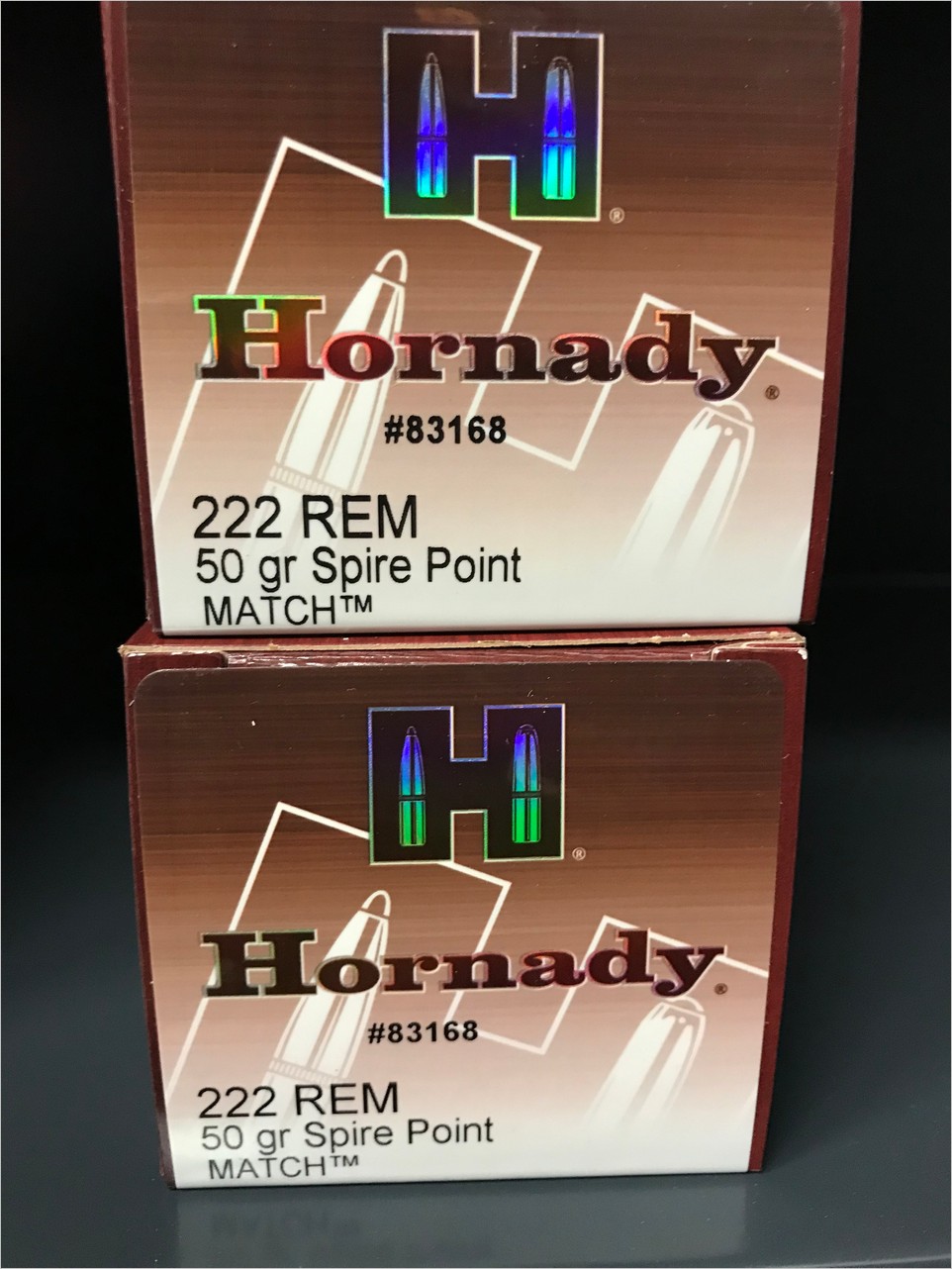 Hornady .222 REM 50gr Spire Point Match
