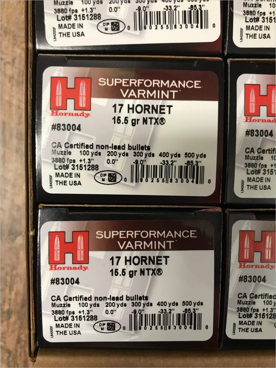 Hornady .17 Hornet 15.5gr NTX Superformance Varmint