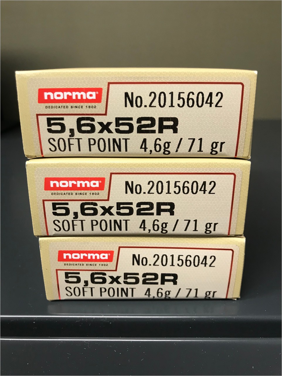 Norma 5,6x52R Mag 71gr Soft Point