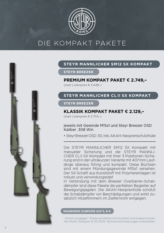 Steyr Jungjägerpakete 2024